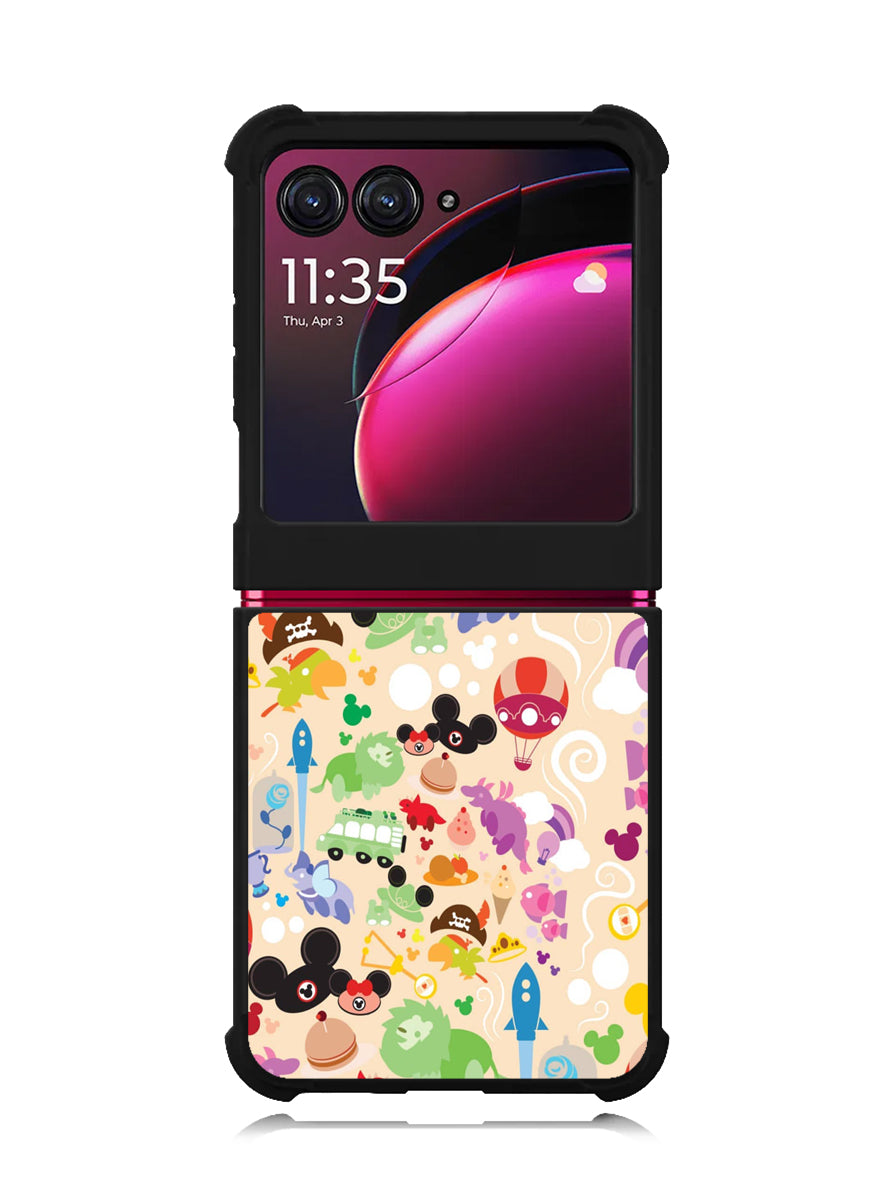 Cute Disney Background Motorola Moto Razr Plus 2023 , Moto Razr+ 2023 Case