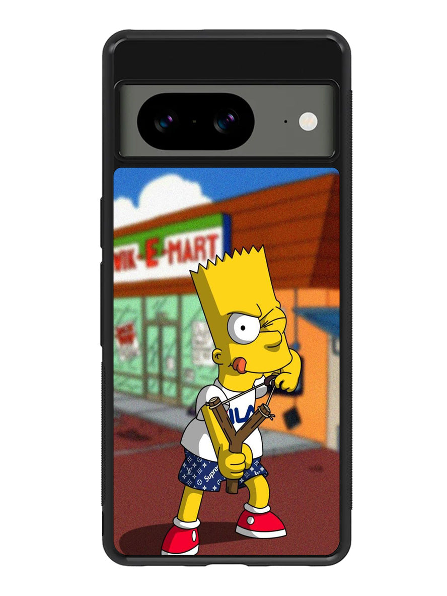 Bart Simpson Weapon Google Pixel 8A Case QC8554
