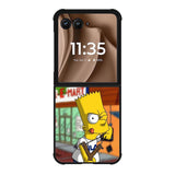 Bart Simpson Weapon Motorola Moto RAZR Plus 2025 Case OV8554