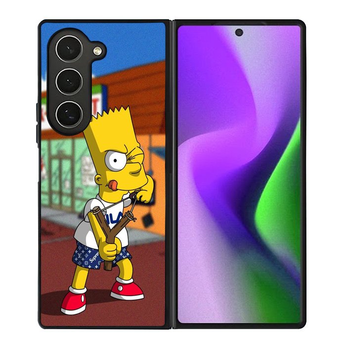 Bart Simpson Weapon Samsung Galaxy Z Fold 6 5G 2024 Case OV8554