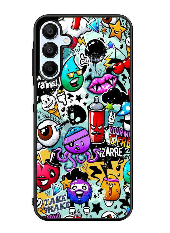 Cartoon Graffiti Samsung Galaxy A15 5G Case