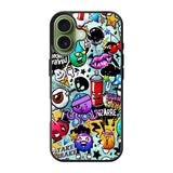 Cartoon Graffiti iPhone 17 Case