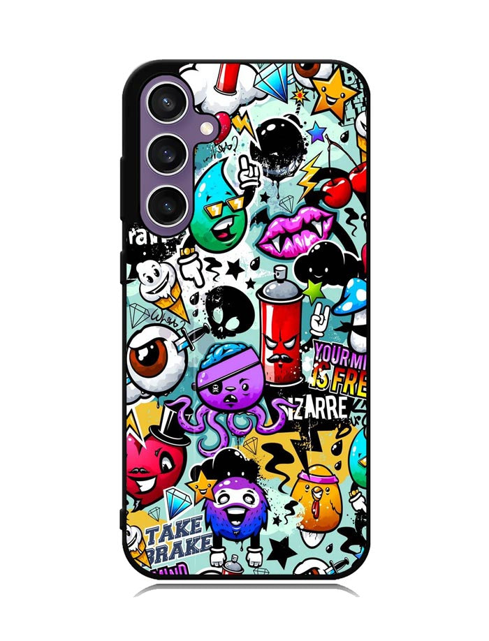 Cartoon Graffiti Samsung Galaxy S23 FE 5G Case