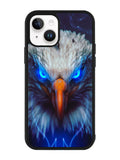 Eagle Neon Eyes iPhone 14 Plus Case QC8376