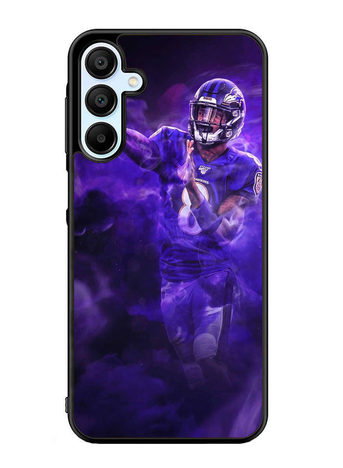 Lamar Jackson Smoke Samsung Galaxy A15 5G Case