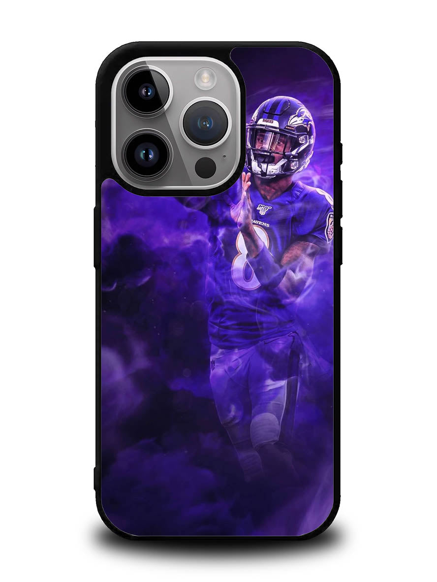 Lamar Jackson Smoke iPhone 16 Pro Max Case
