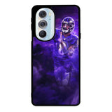 Lamar Jackson Smoke Motorola Moto Edge 2022 Case