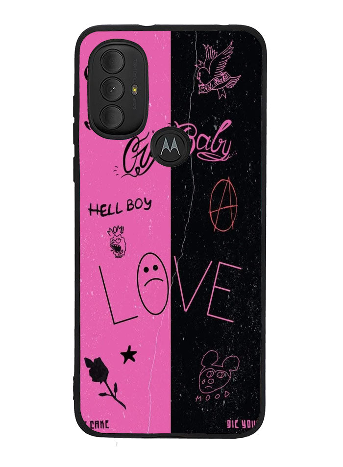 Lil Peep Tattoos Motorola Moto G Pure 2021 , Moto G Power 2022 Case