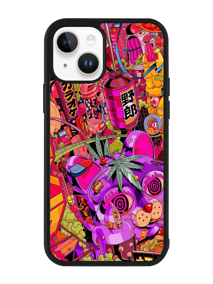 Stoner Trippy iPhone 14 Case QC7838