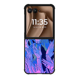 Vaporwave Wallpaper Hands Motorola Moto RAZR Plus 2025 Case OV7748