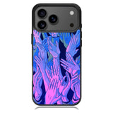 Vaporwave Wallpaper Hands iPhone 17 Pro Case RC7748