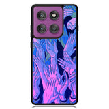 Vaporwave Wallpaper Hands Motorola Moto Edge 2025 | Moto Edge 60 Fusion | Moto Edge 60 Pro Case OV7748