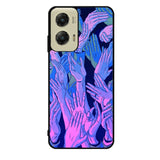 Vaporwave Wallpaper Hands Motorola Moto G Stylus 5G 2024 Case OV7748