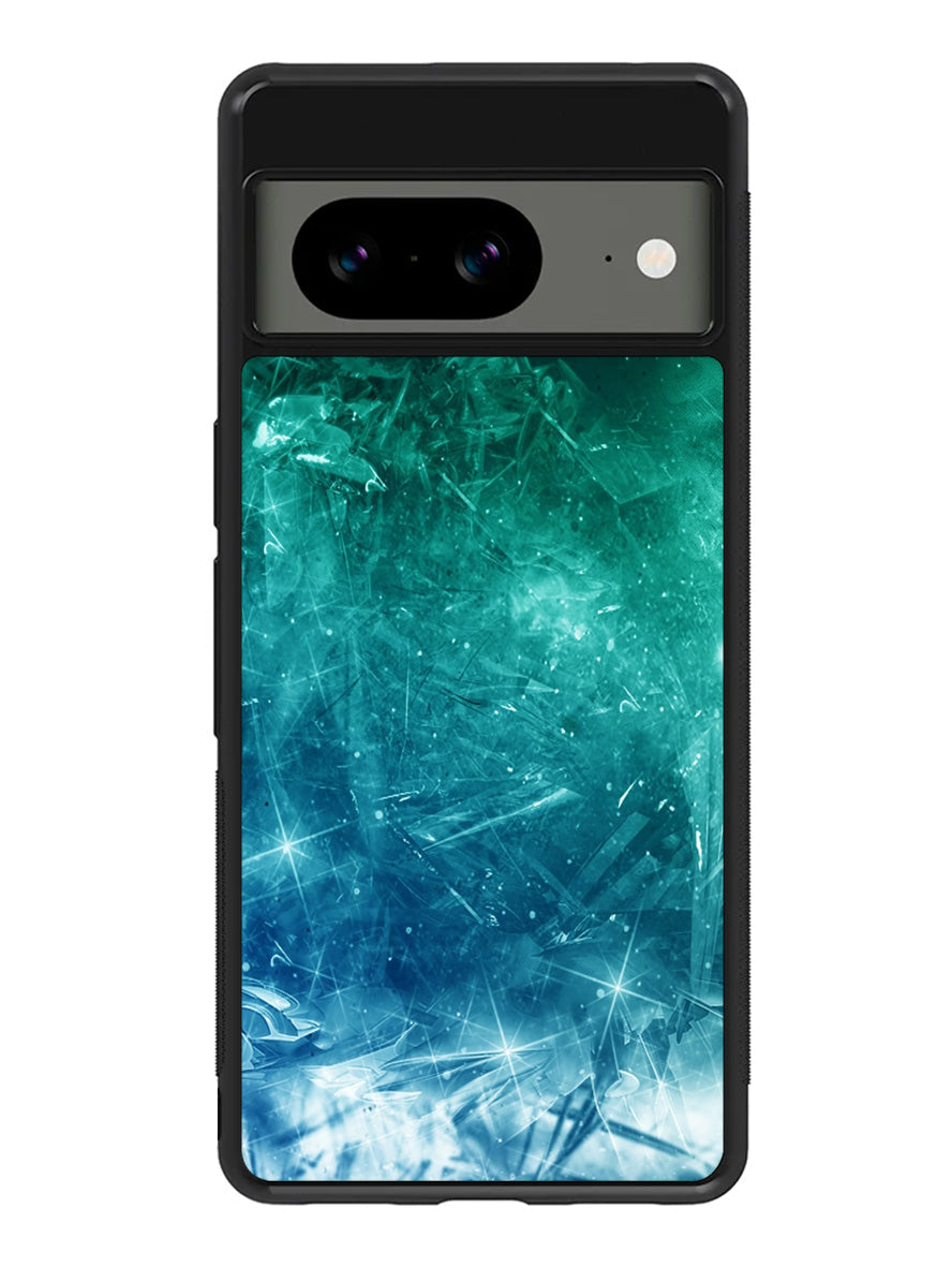 Green Blue Ice Google Pixel 8A Case QC8306