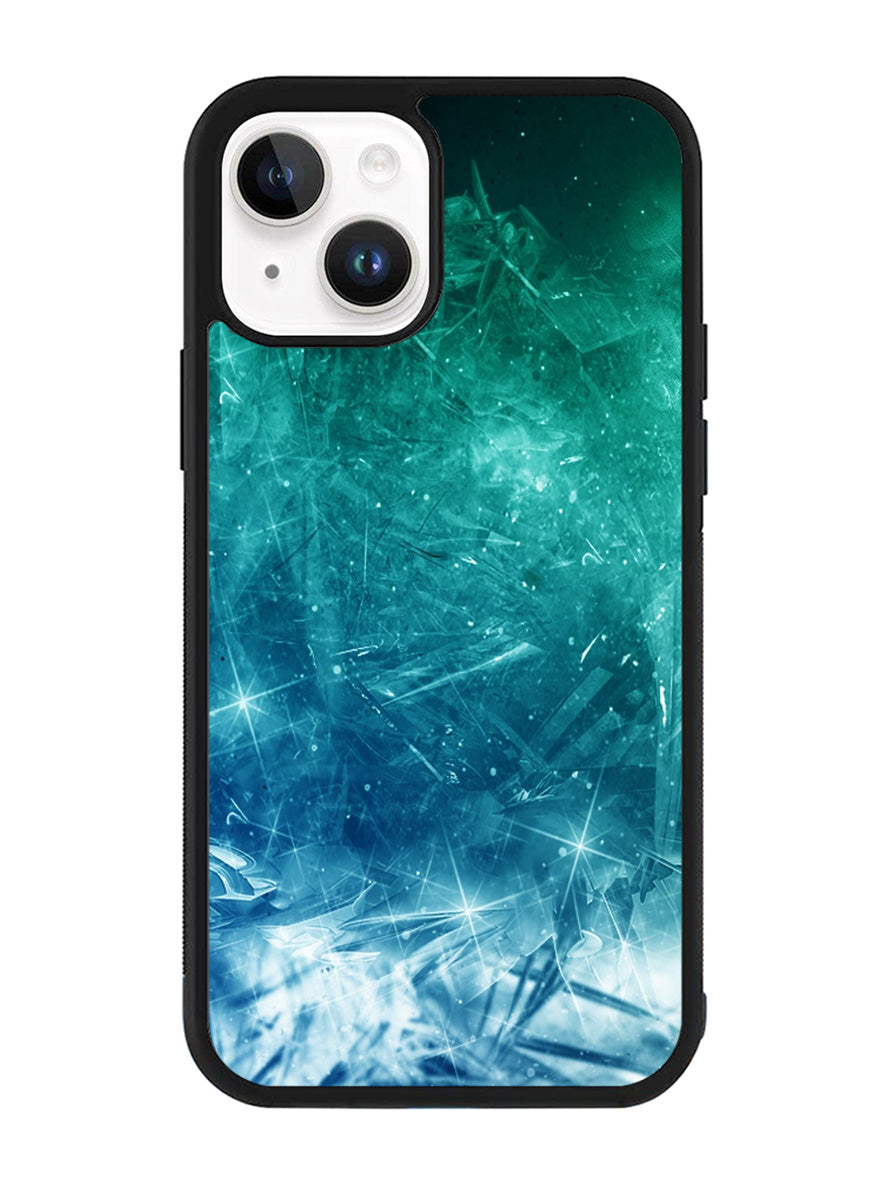 Green Blue Ice iPhone 14 Plus Case QC8306
