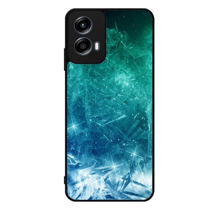 Green Blue Ice Motorola Moto G Play 2024 Case OV8306