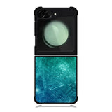 Green Blue Ice Samsung Galaxy Z Flip 6 5G 2024 Case OV8306