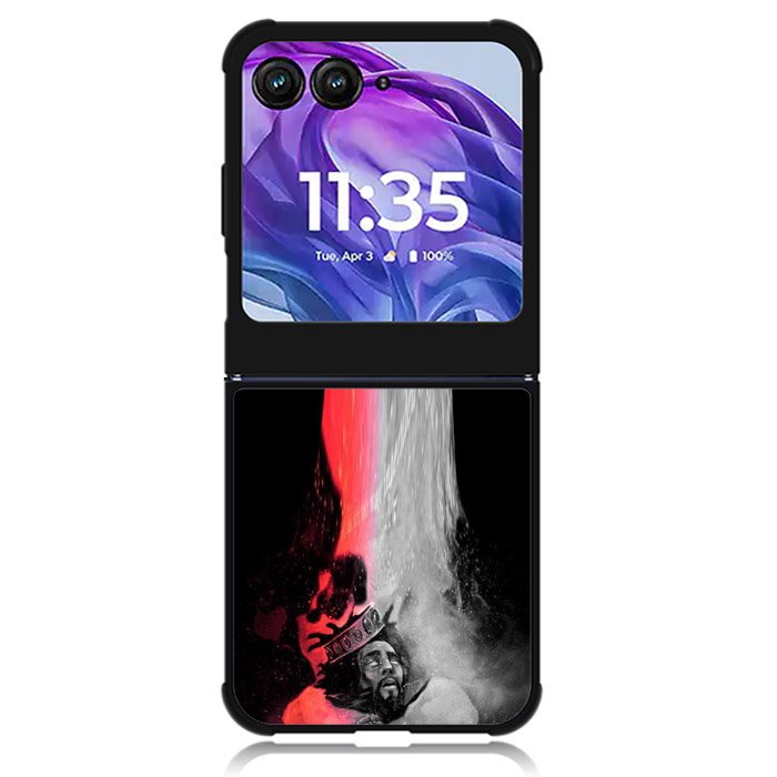J Cole Illustration Motorola Moto Razr Plus 2024 , Moto Razr+ 2024 Case
