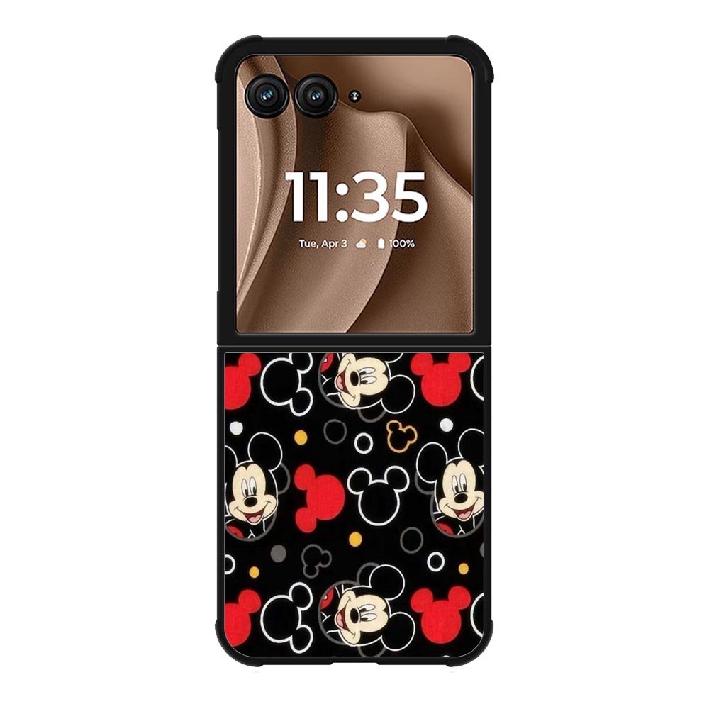 Mickey Mouse Black Motorola Moto RAZR Plus 2025 Case OV9506