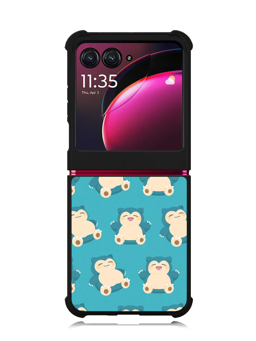 Snorlax Collage Motorola Moto Razr Plus 2023 , Moto Razr+ 2023 Case