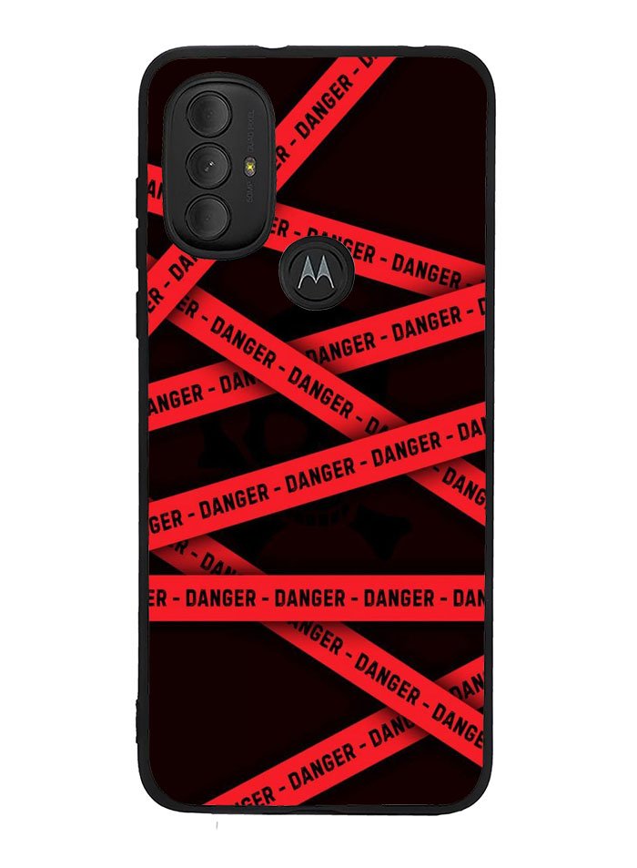 Red Danger Tape Motorola Moto G Pure 2021 , Moto G Power 2022 Case OV9533