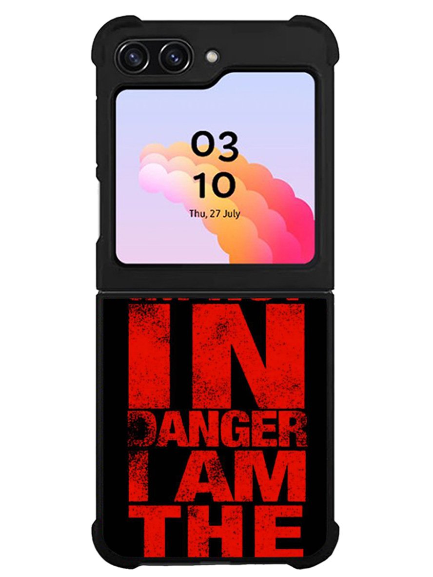 Red Danger Samsung Galaxy Z Flip 5 5G 2023 Case OV9534