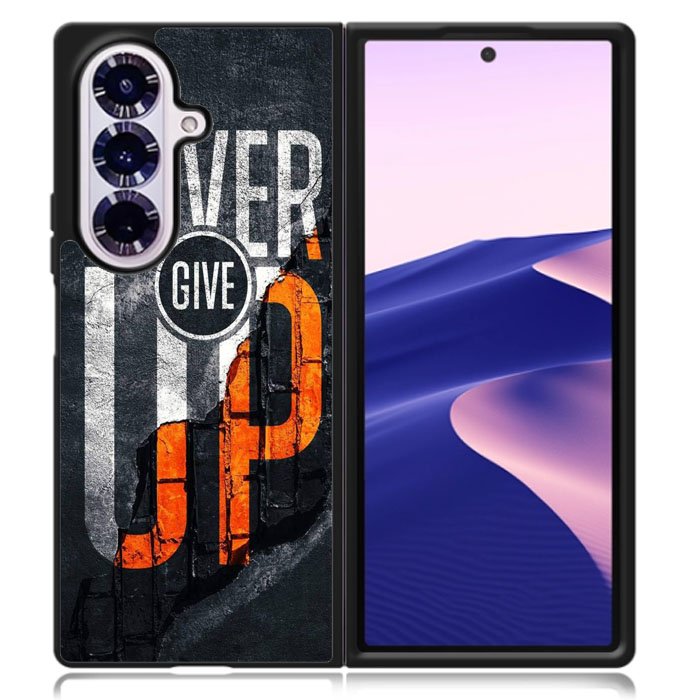 Never give up Samsung Galaxy Z Fold 7 Case OV9529