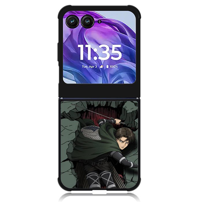 Levi ackerman Motorola Moto Razr Plus 2024 , Moto Razr+ 2024 Case OV9526