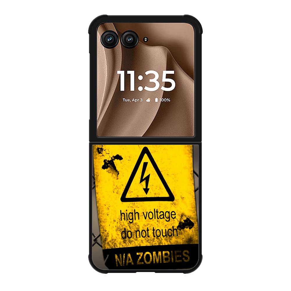 Caution Motorola Moto RAZR Plus 2025 Case OV9519