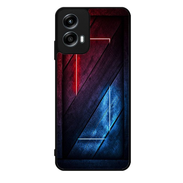 Red and blue Motorola Moto G Play 2024 Case OV9532