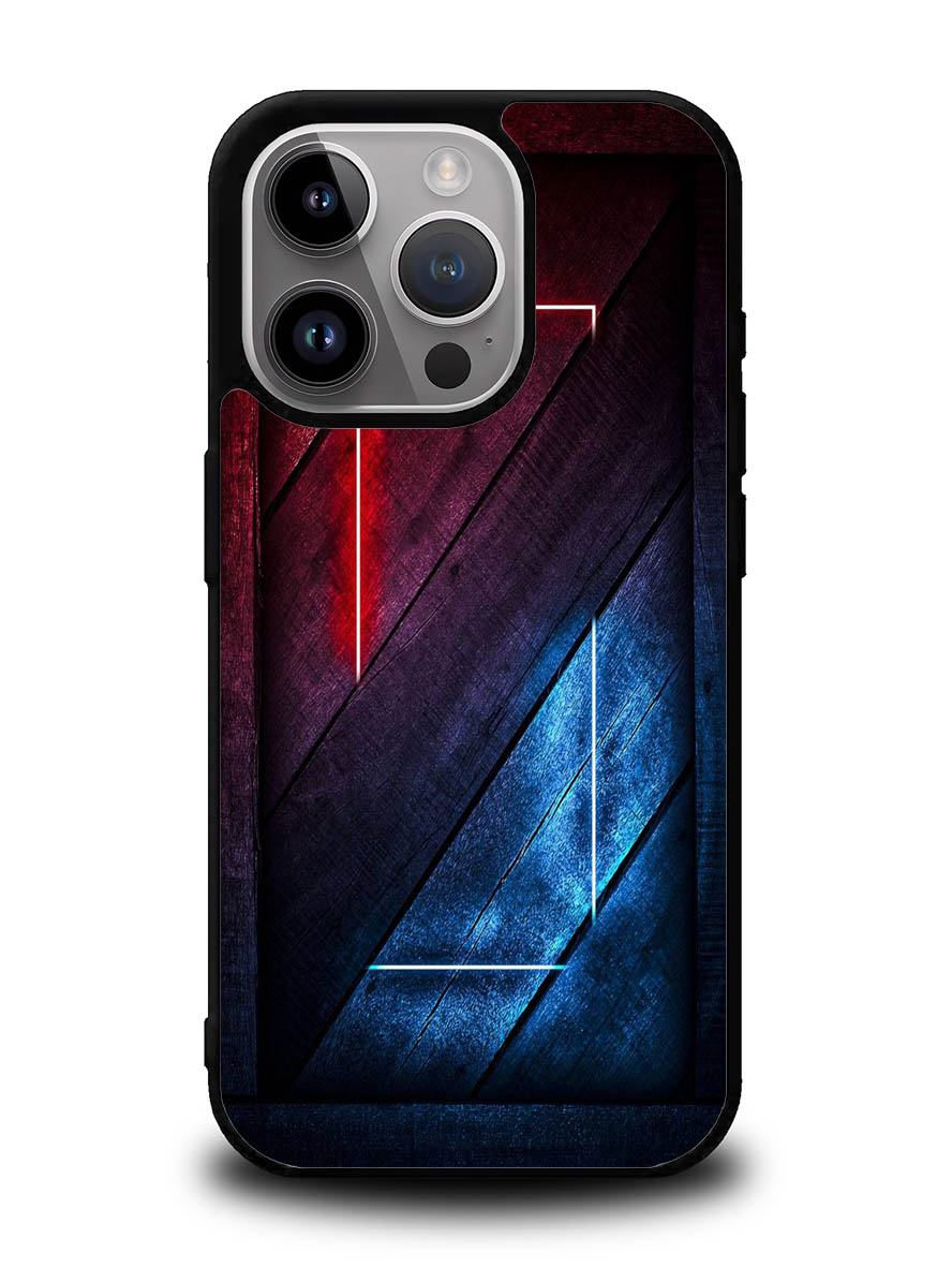 Red and blue iPhone 16 Pro Case OV9532