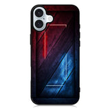 Red and blue iPhone 16 Plus Case QC9532