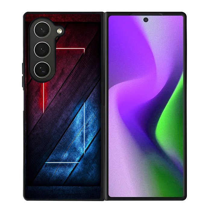 Red and blue Samsung Galaxy Z Fold 6 5G 2024 Case OV9532