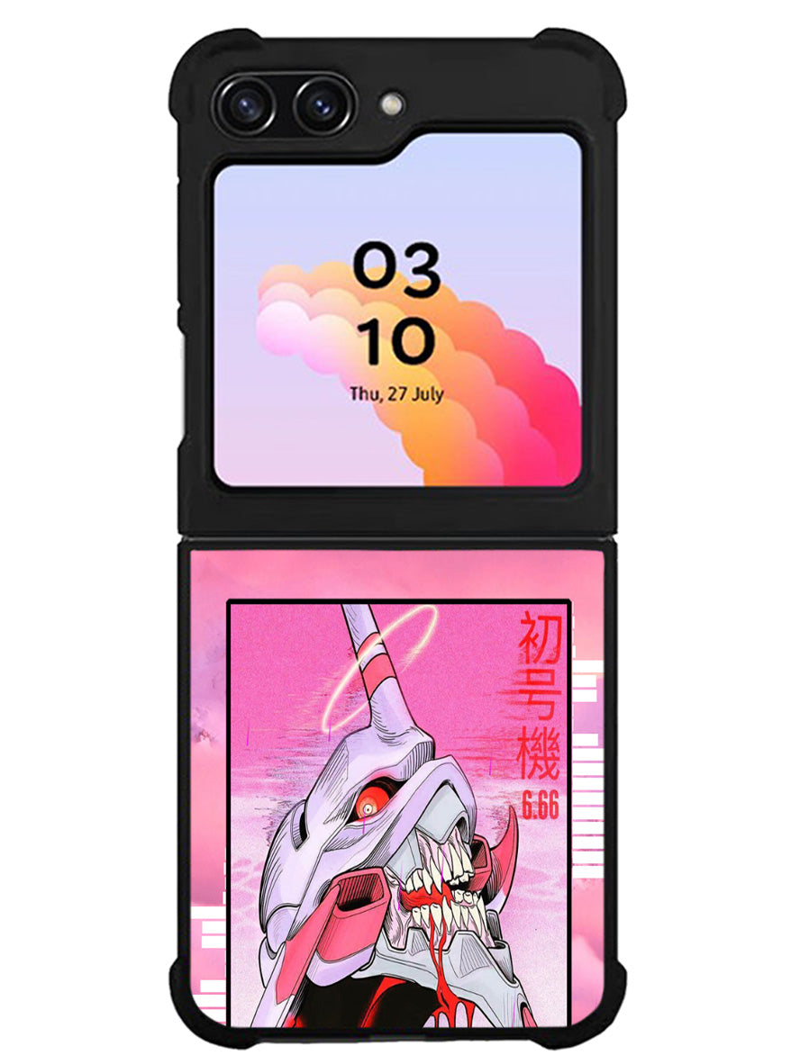 Aesthetic Evangelion Samsung Galaxy Z Flip 5 5G 2023 Case