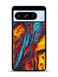 Orange And Blue Fluid Google Pixel 8 Pro Case QC9586