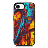 Orange And Blue Fluid iPhone 16e Case OV9586