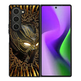black panther gold Samsung Galaxy Z Fold 6 5G 2024 Case OV9556