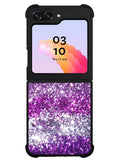 Pink Purple Silver Samsung Galaxy Z Flip 5 5G 2023 Case OV9553