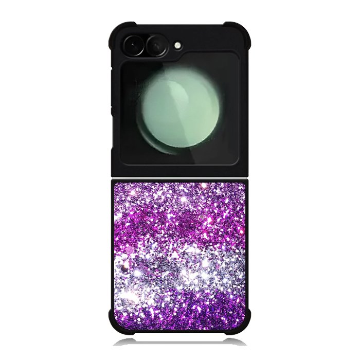Pink Purple Silver Samsung Galaxy Z Flip 6 5G 2024 Case OV9553