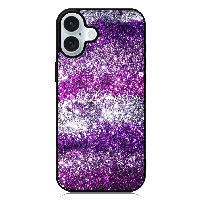 Pink Purple Silver iPhone 16 Case QC9553