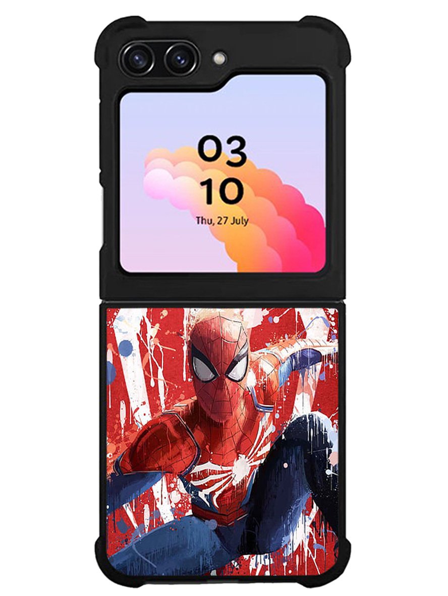 Spiderman Painted Samsung Galaxy Z Flip 5 5G 2023 Case OV8949