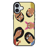 Bobs burger Family iPhone 16 Case QC8996