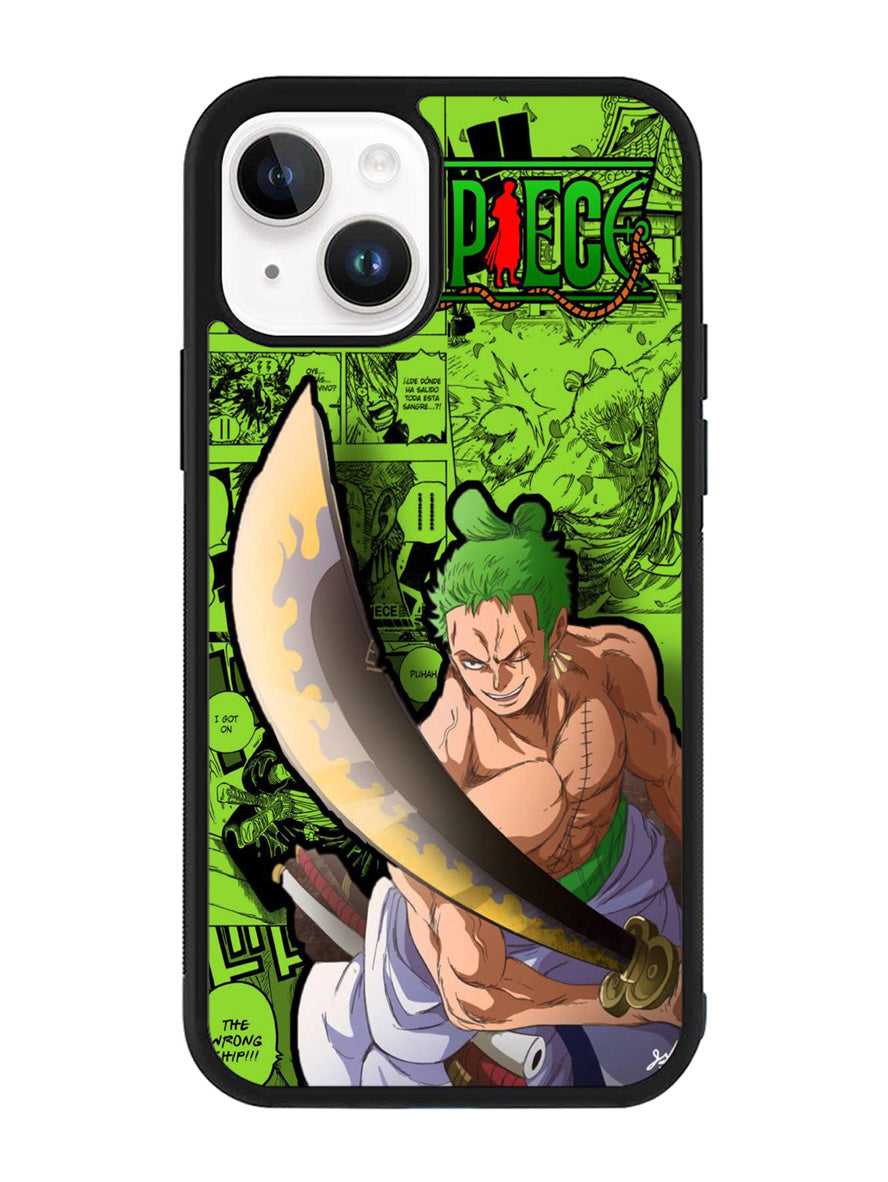 one piece roronoa zoro iPhone 14 Plus Case QC9012