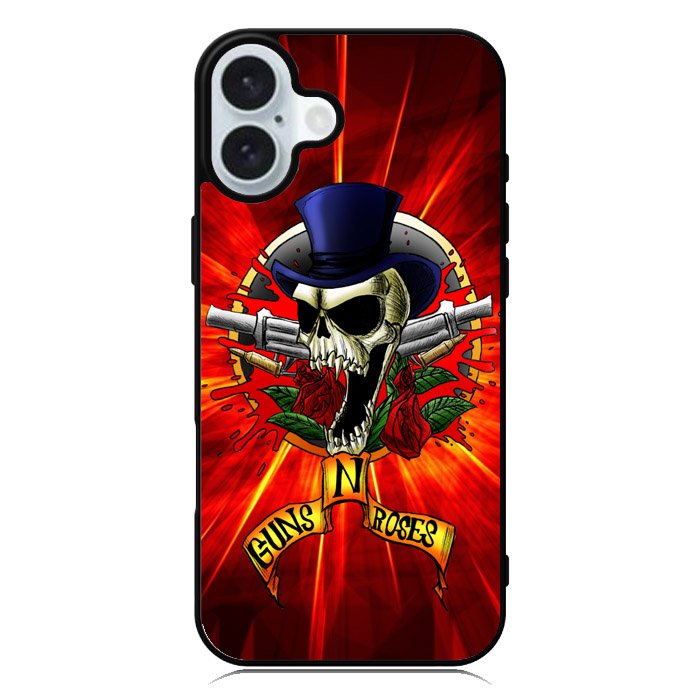 Guns N Roses iPhone 16 Case QC0800