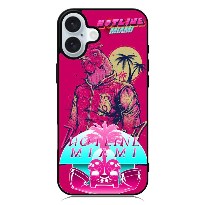 Hotline Miami iPhone 16 Plus Case QC0811