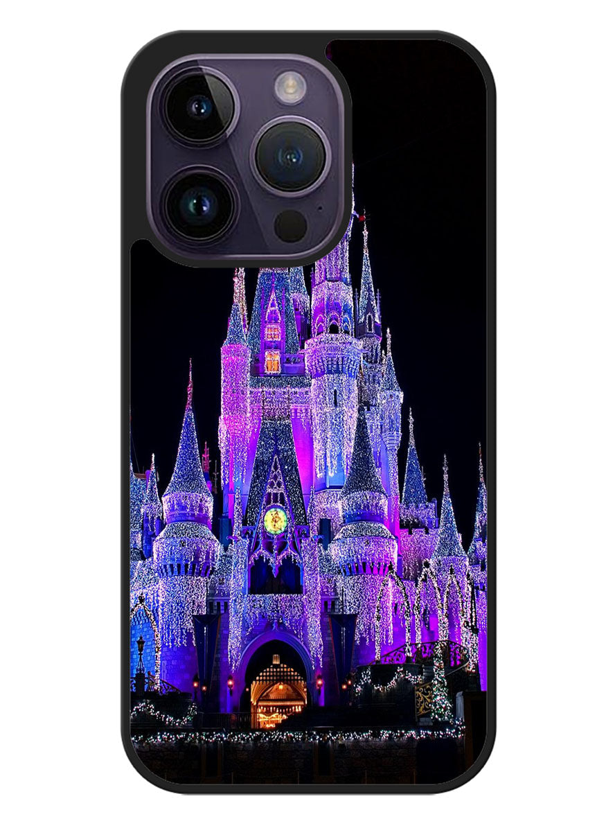 Disney Castle Night Lights 2nd iPhone 14 Pro Case
