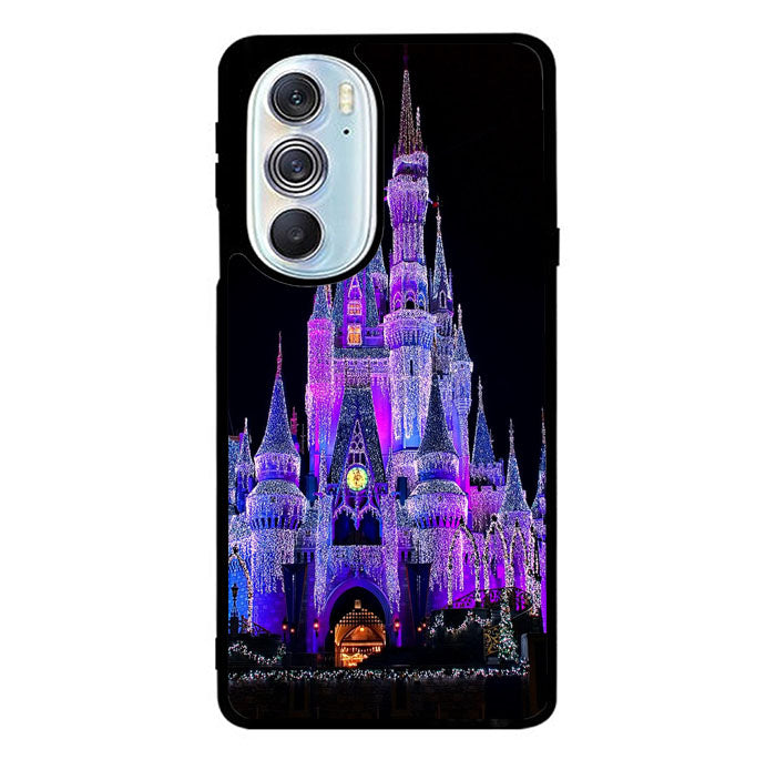 Disney Castle Night Lights 2nd Motorola Moto Edge 2022 Case