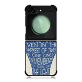 happyness quote harry potter Samsung Galaxy Z Flip 6 5G 2024 Case OV5056
