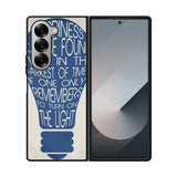 happyness quote harry potter Samsung Galaxy Z Fold 7 5G Case OV5056