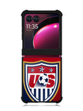 US Soccer Motorola Moto Razr Plus 2023 , Moto Razr+ 2023 Case OV0871